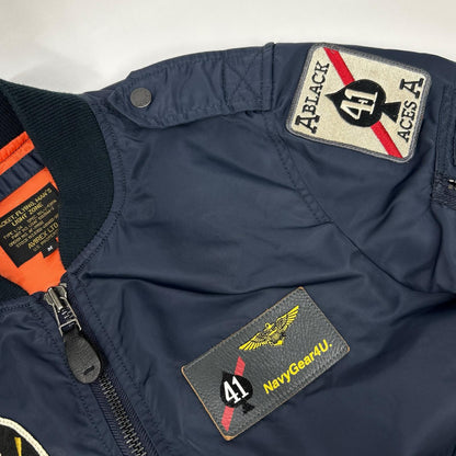 AVIREX Navy L2-A Flight Jacket Size M