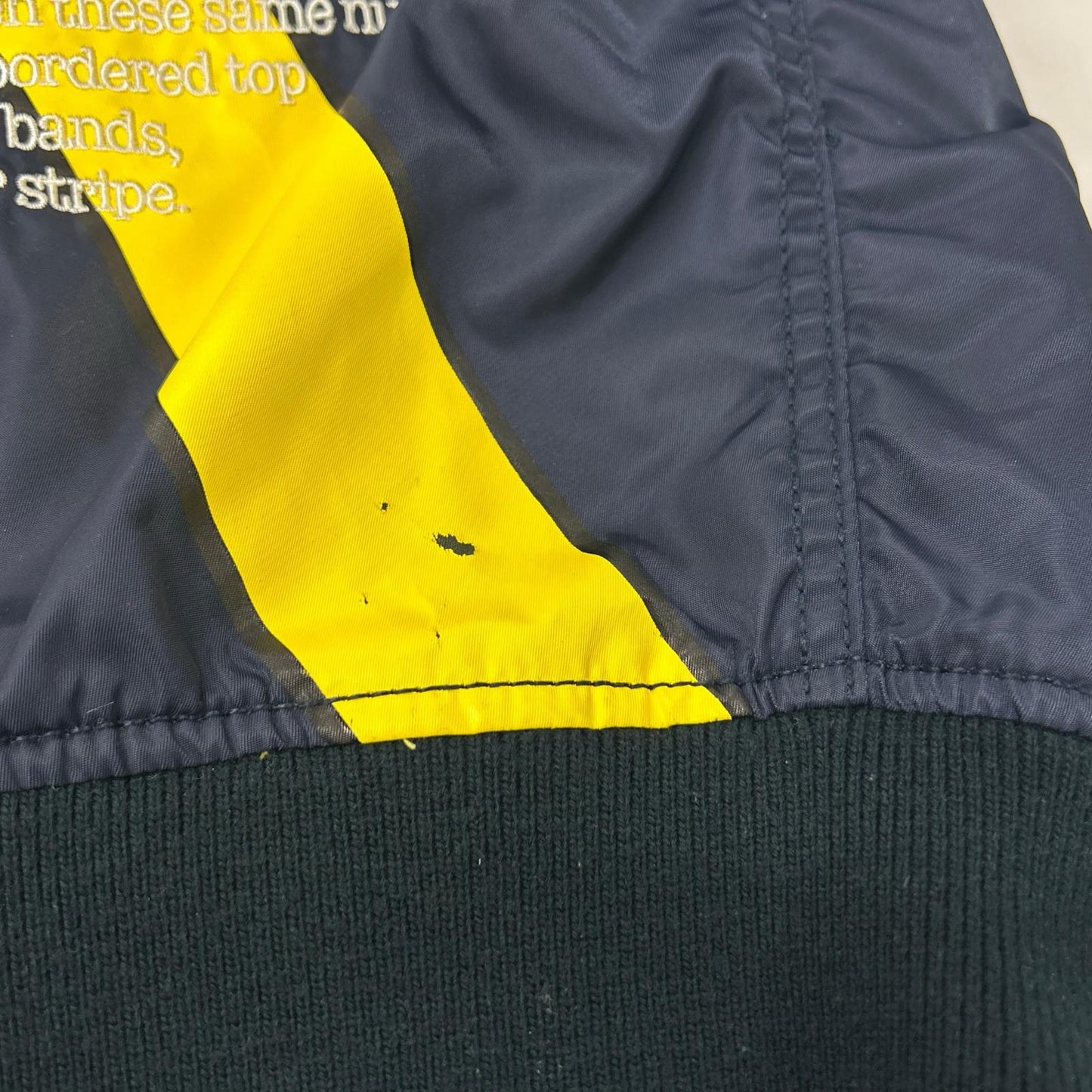AVIREX Navy Tiger Mustang MA-1 Bomber Nylon Size F