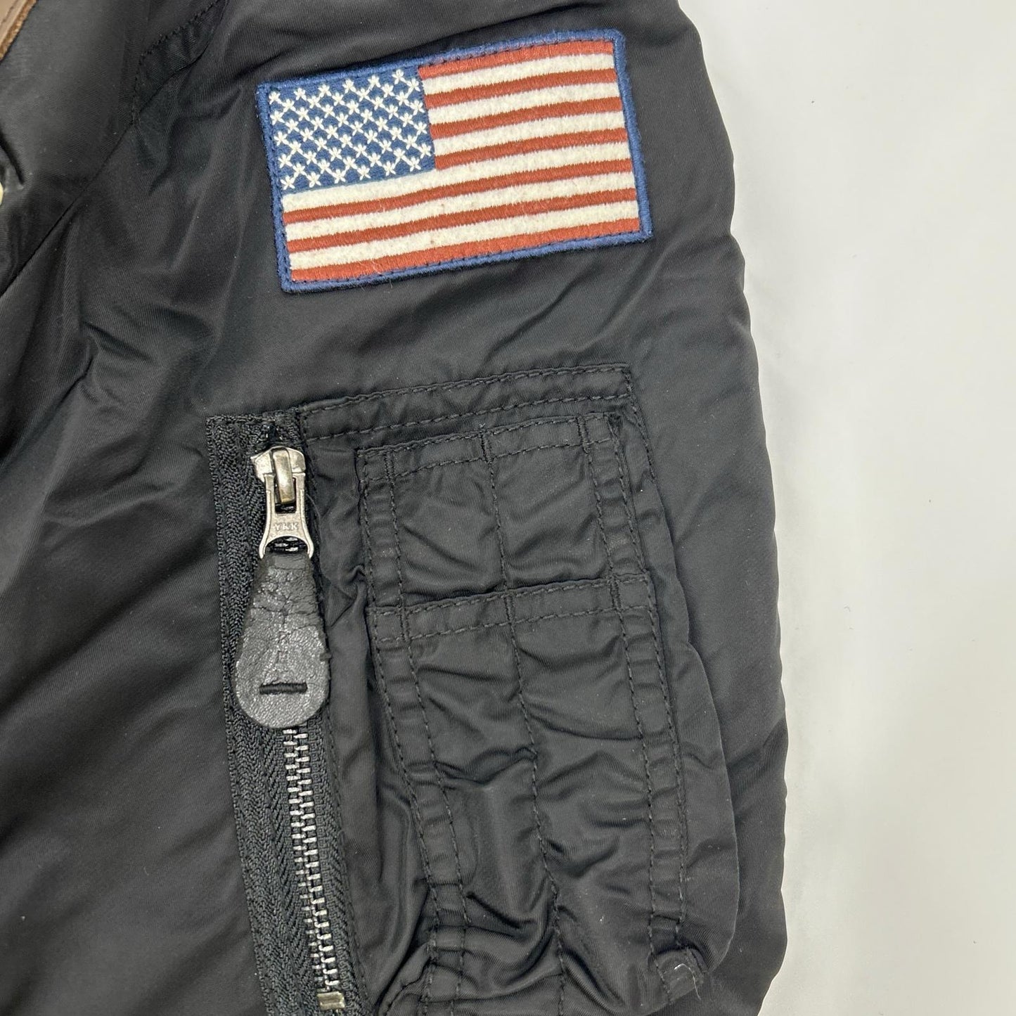 AVIREX Black Blue Angels L2-A Flight Jacket Size M