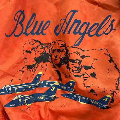 AVIREX Black Blue Angels L2-A Flight Jacket Size M