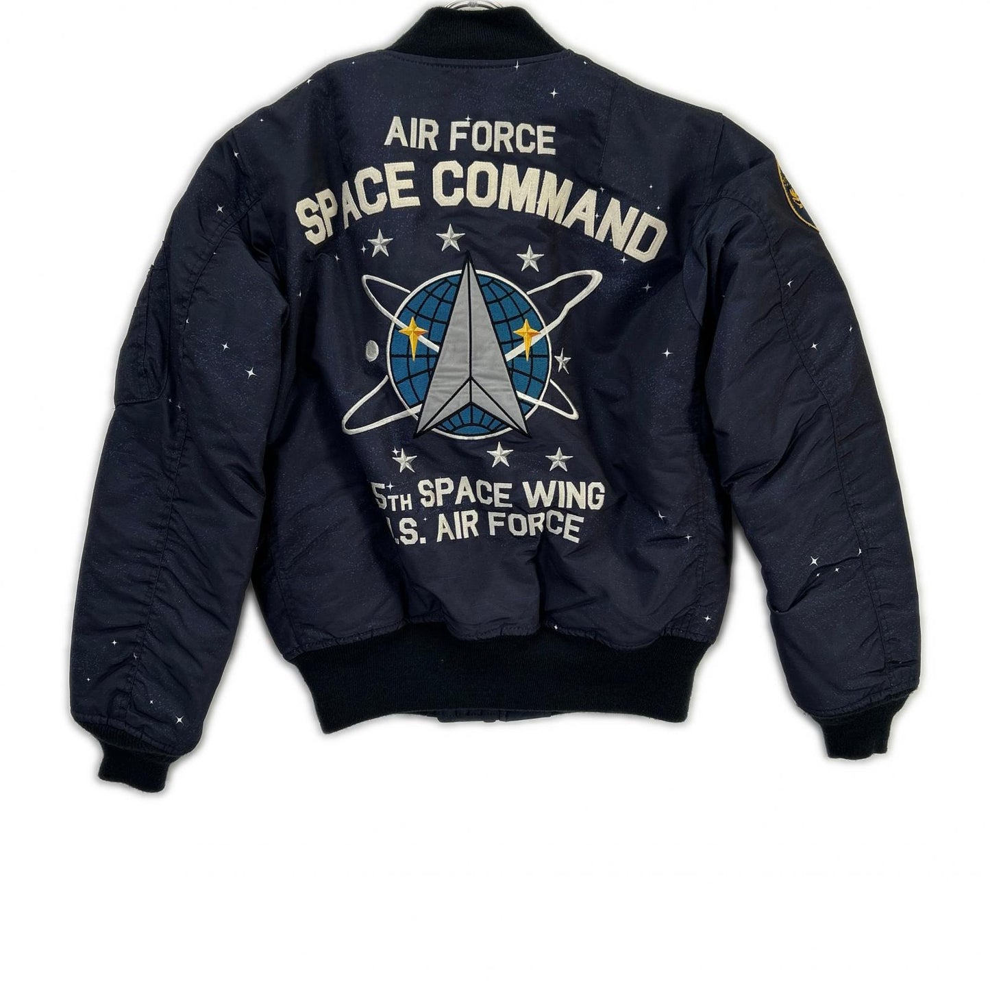 AVIREX Navy Space MA-1 Bomber Polyester Size M