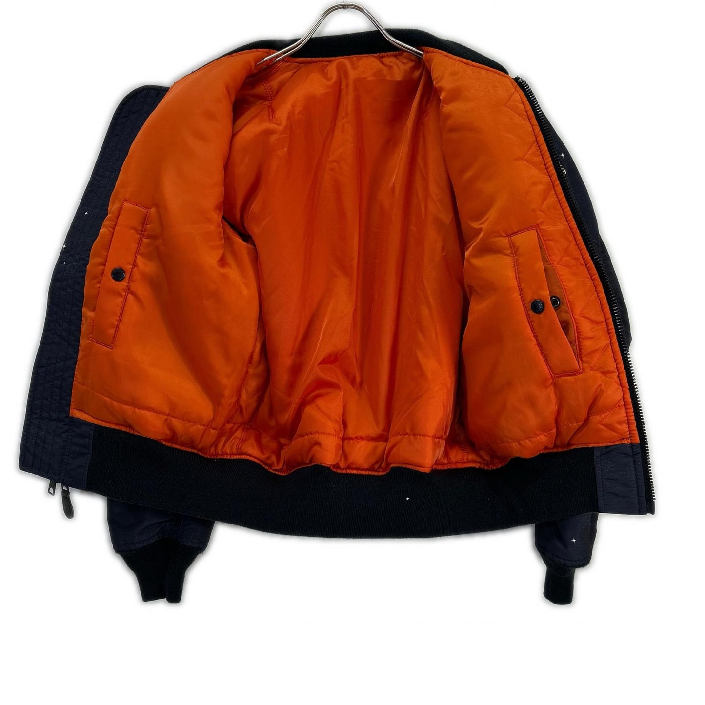 AVIREX Navy Space MA-1 Bomber Polyester Size M