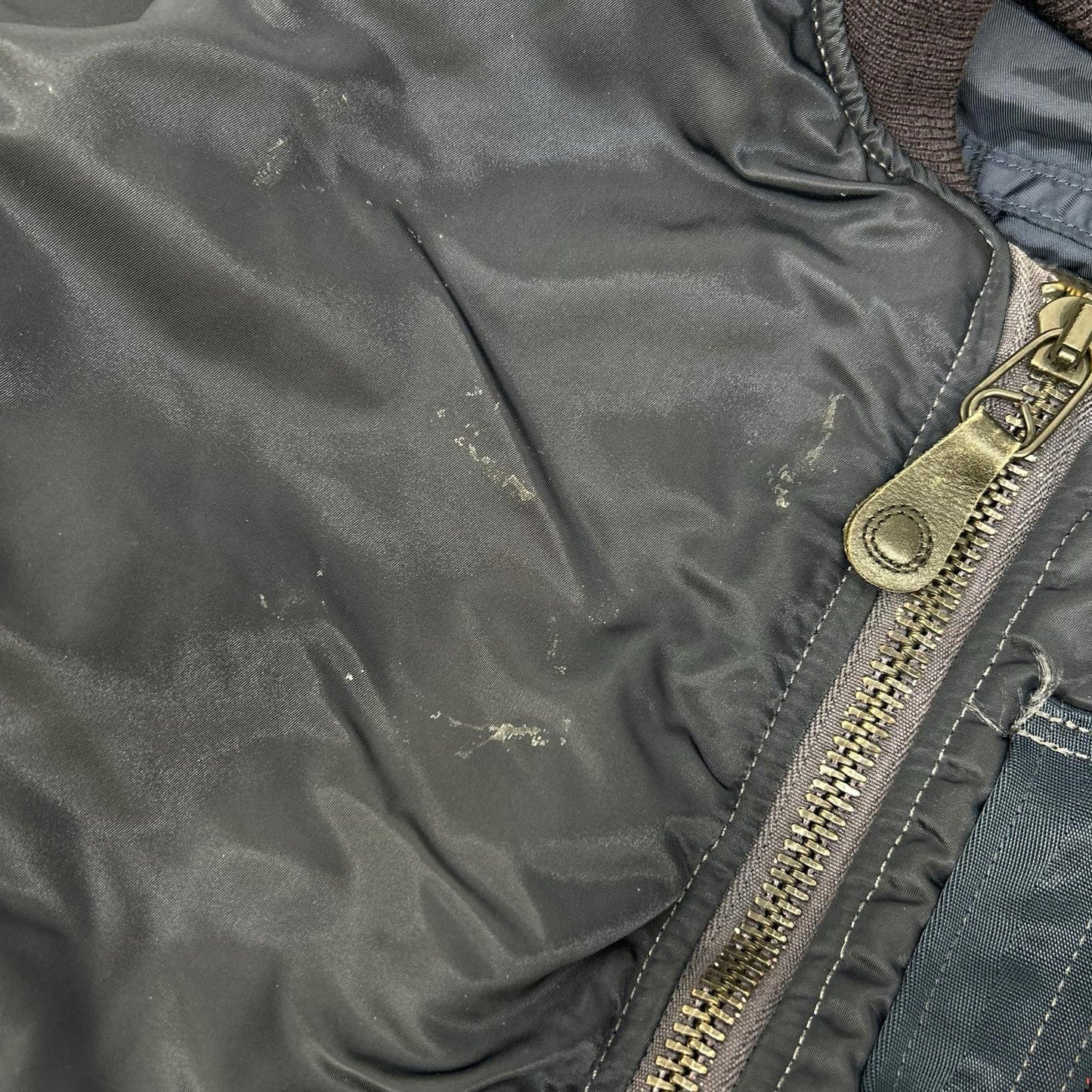 ALPHA INDUSTRIES Navy B15-C 50s Repro Jacket Size 36