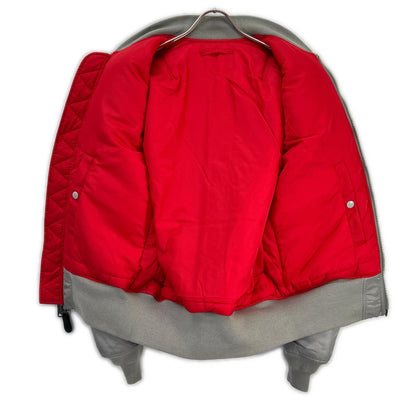 ALPHA INDUSTRIES Gray Apollo MA-1 Bomber Nylon Size M