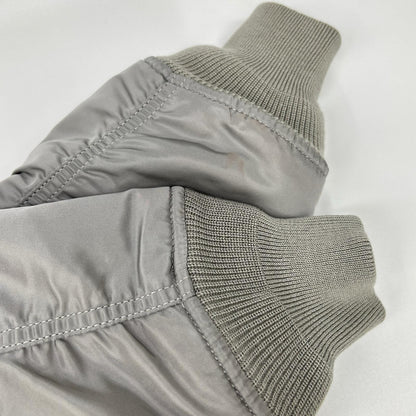 ALPHA INDUSTRIES Gray Apollo MA-1 Bomber Nylon Size M
