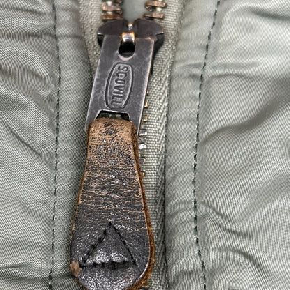 ALPHA INDUSTRIES Khaki '68 Repro Patched MA-1 Bomber Size S