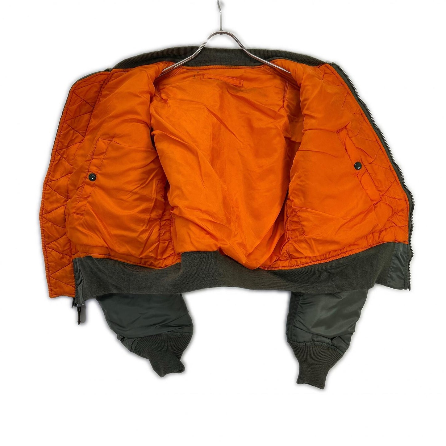 ALPHA INDUSTRIES Khaki '68 Repro Patched MA-1 Bomber Size S