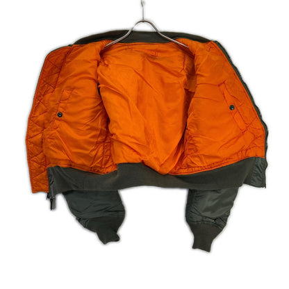 ALPHA INDUSTRIES Khaki '68 Repro Patched MA-1 Bomber Size S