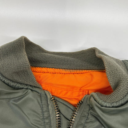 ALPHA INDUSTRIES Khaki '68 Repro Patched MA-1 Bomber Size S