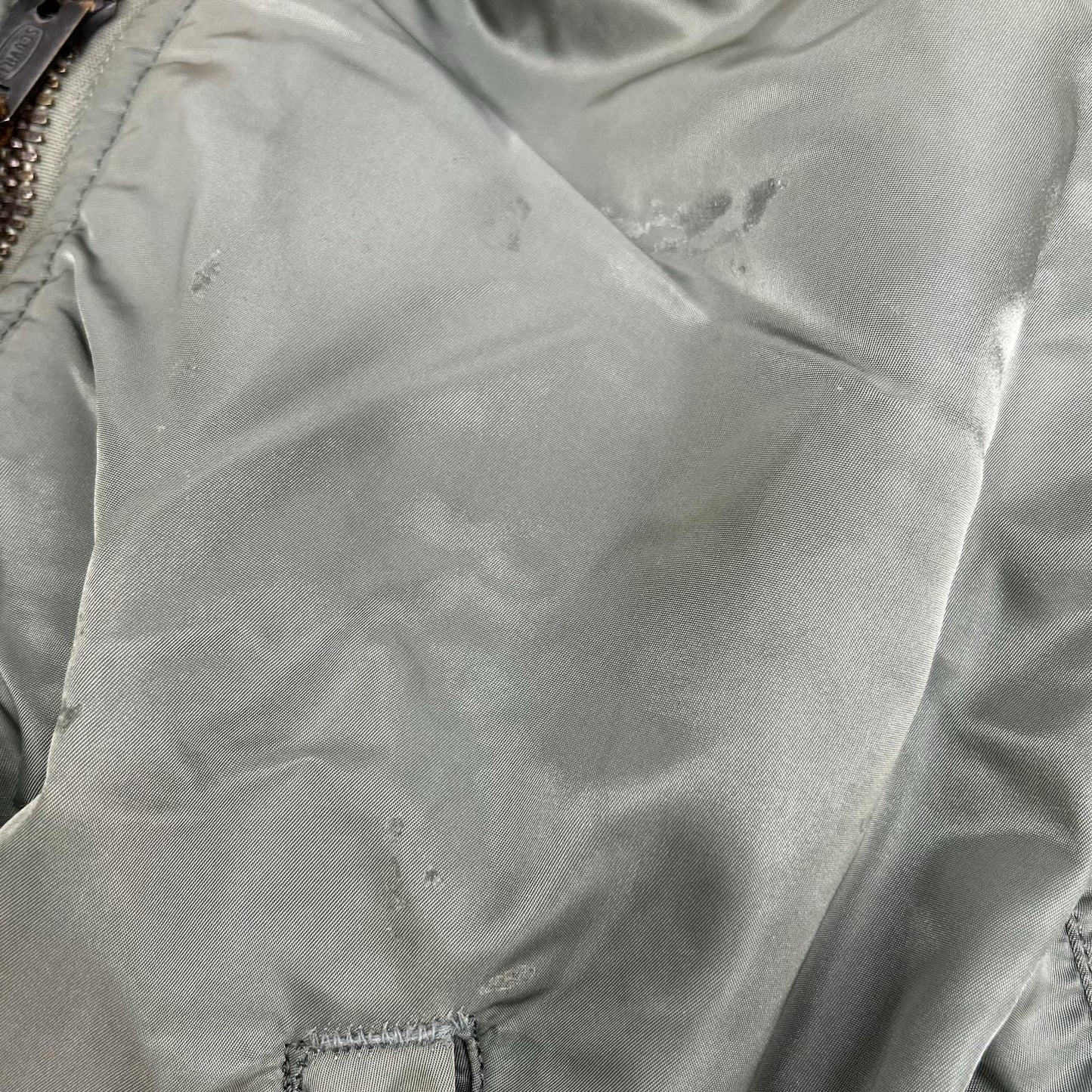 ALPHA INDUSTRIES Khaki '68 Repro Patched MA-1 Bomber Size S
