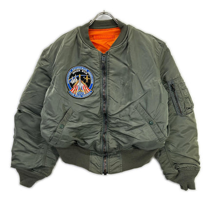 ALPHA INDUSTRIES Khaki '68 Repro Patched MA-1 Bomber Size M