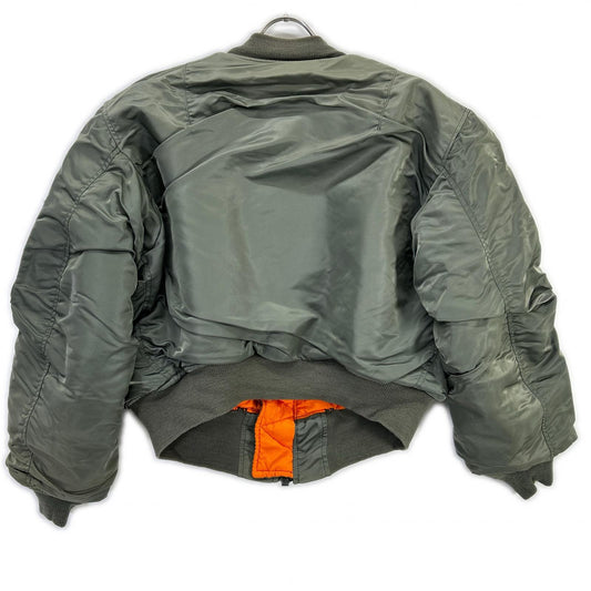 ALPHA INDUSTRIES Khaki '68 Repro Patched MA-1 Bomber Size M