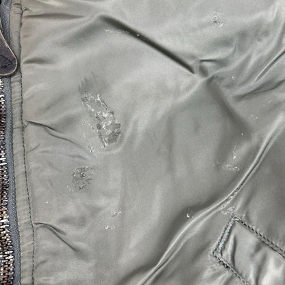 ALPHA INDUSTRIES Khaki '68 Repro Patched MA-1 Bomber Size M