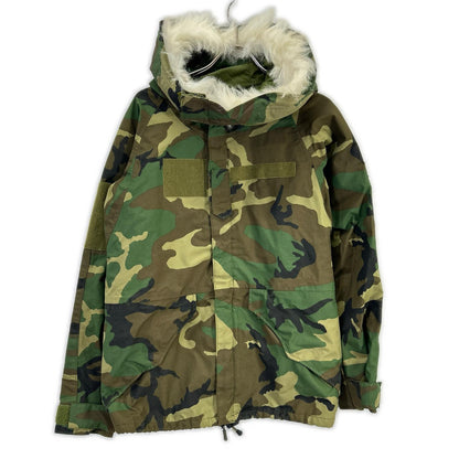 ECWCS GEN1 Early Camo Fur Gore-Tex Parka Nylon Jacket Size S/S