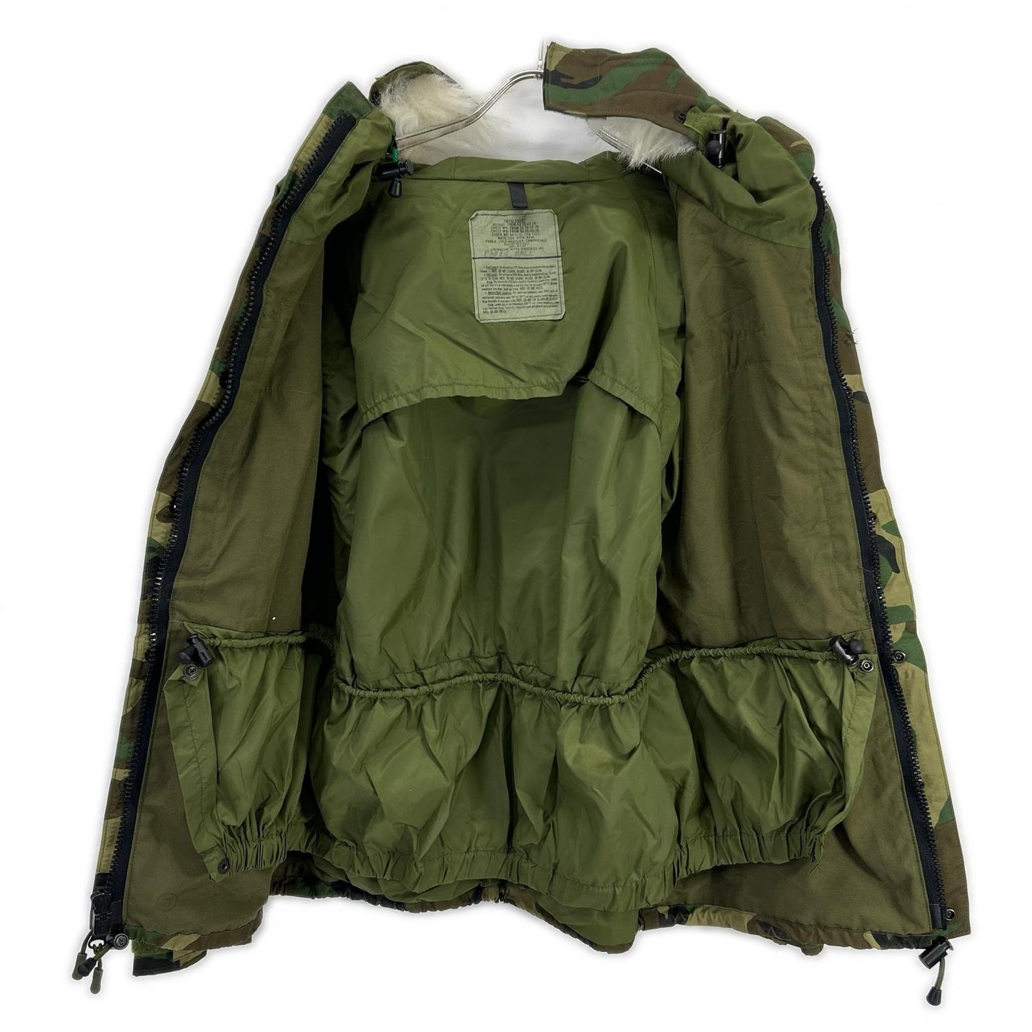 ECWCS GEN1 Early Camo Fur Gore-Tex Parka Nylon Jacket Size S/S