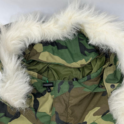 ECWCS GEN1 Early Camo Fur Gore-Tex Parka Nylon Jacket Size S/S