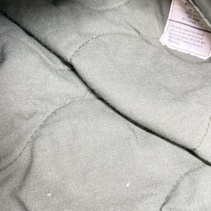 MILITARY Khaki CWU45-P Hooded Flight Jacket Size L