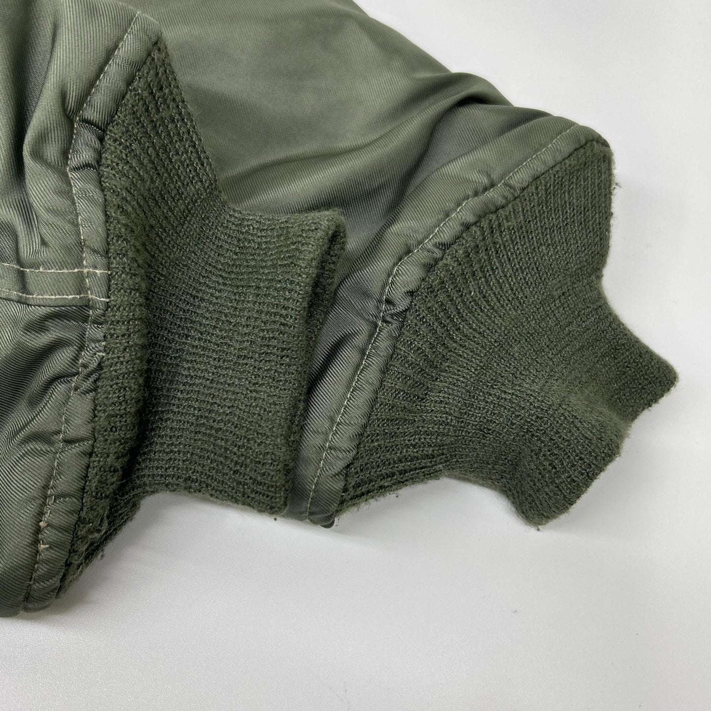 MILITARY Khaki CWU45-P Hooded Flight Jacket Size L