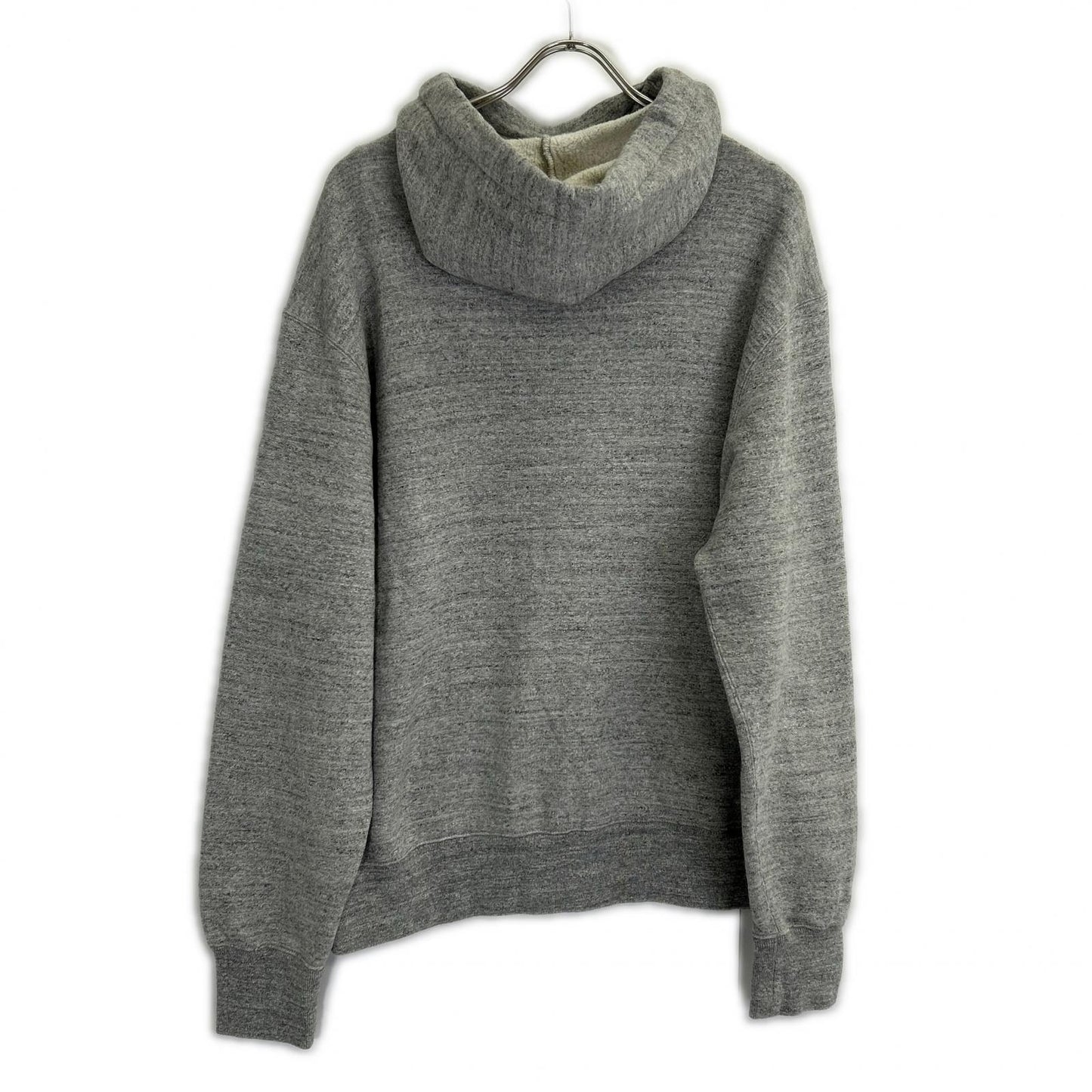C.P.COMPANY 24AW Gray Logo Fleece Hoodie Cotton Size L