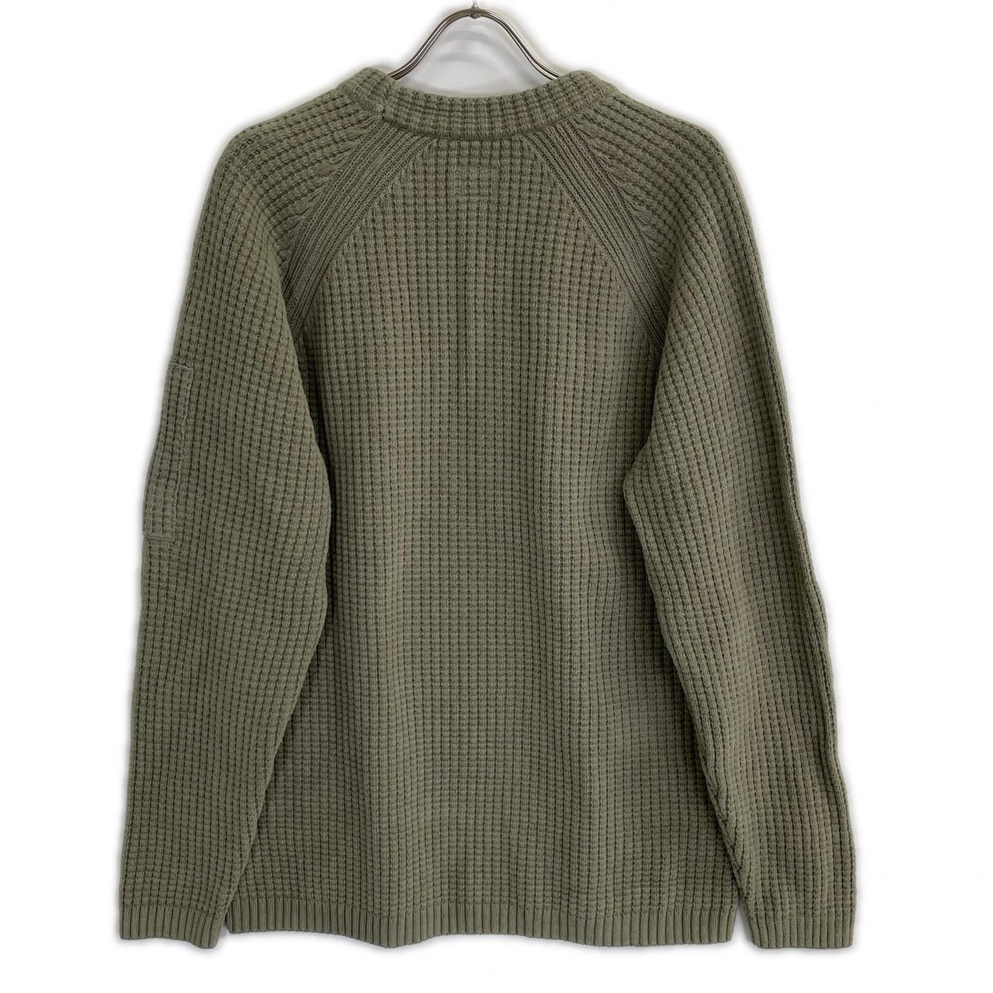 C.P.COMPANY 25AW Cotton Chenille Sweater Khaki Size M