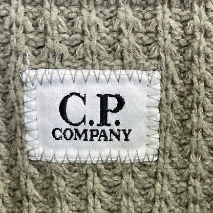 C.P.COMPANY 25AW Cotton Chenille Sweater Khaki Size M