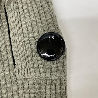 C.P.COMPANY 25AW Cotton Chenille Sweater Khaki Size M