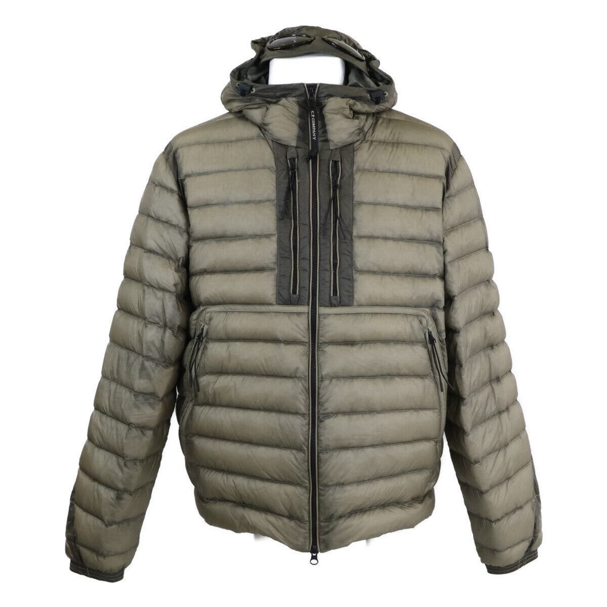 C.P.COMPANY 25AW DD Shell Goggle Hooded Jacket Khaki Size L