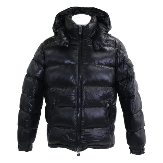 MONCLER MAYA Hooded Down Jacket Black Size 3