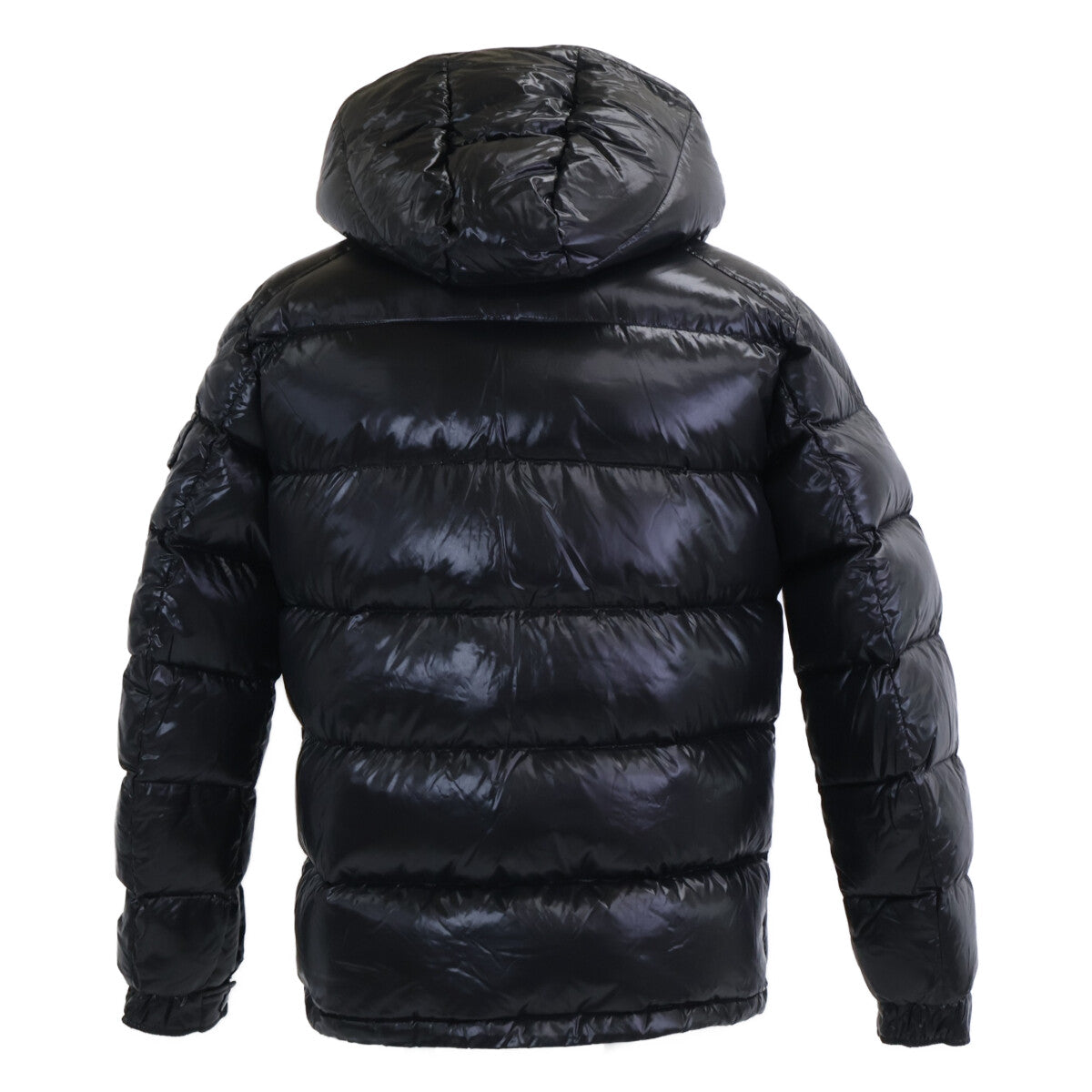 MONCLER MAYA Hooded Down Jacket Black Size 3