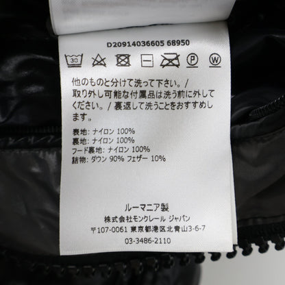 MONCLER MAYA Hooded Down Jacket Black Size 3