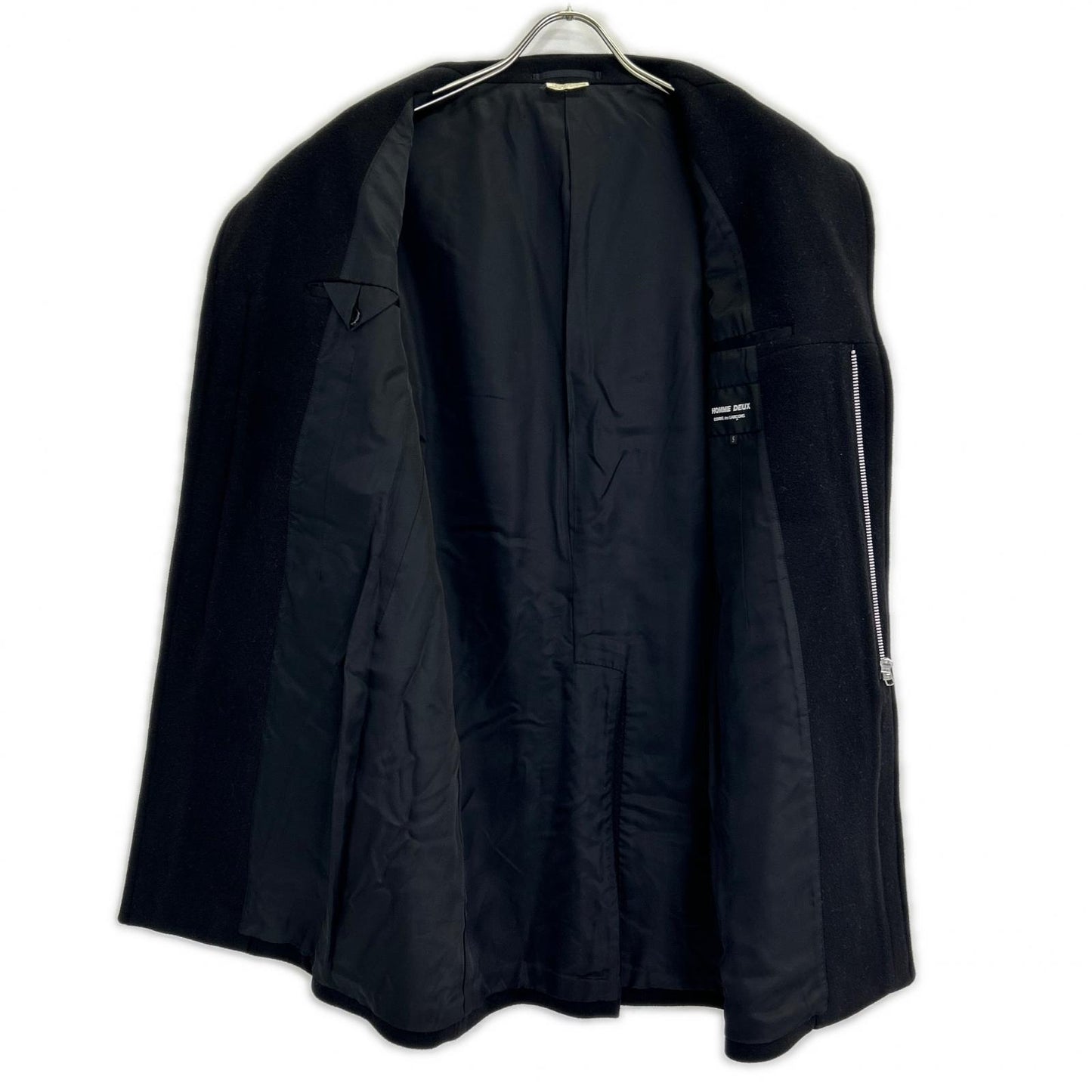 COMMEdesGARCONS HOMME DEUX Wool Coat Black Size S