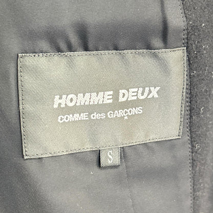 COMMEdesGARCONS HOMME DEUX Wool Coat Black Size S