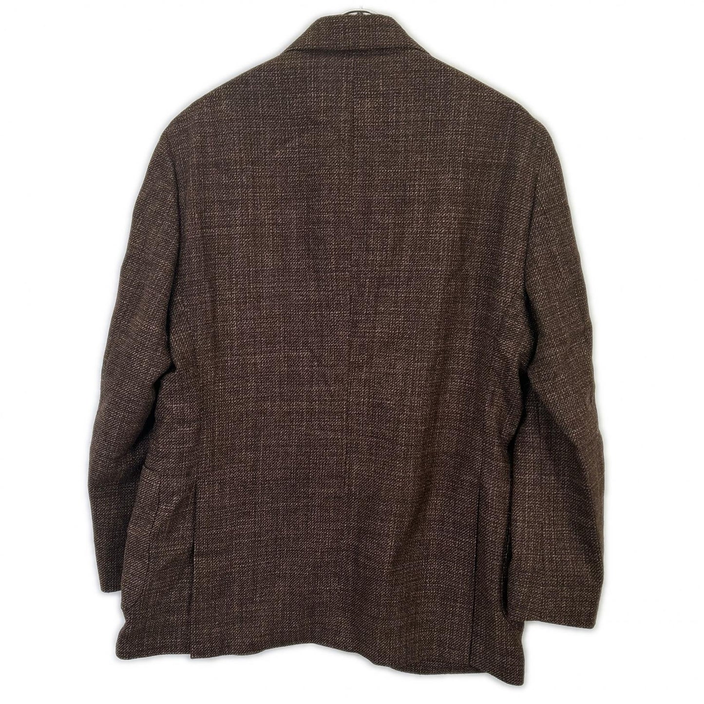 LARDINI Wool Silk Advance 3B Jacket Brown Size 52