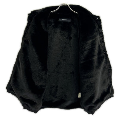 RESOUND CLOTHING Faux Suede Fur Coverall Jacket Black Size 2