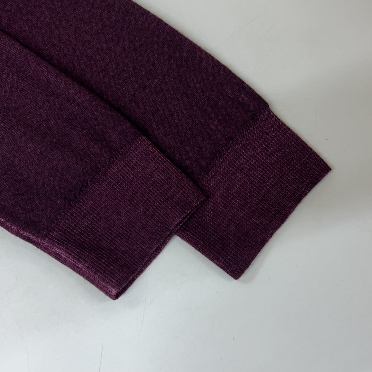 Cruciani Wool Mixed Stitch Turtleneck Knit Purple Size 52