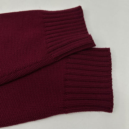 ZANONE Chioto Slim Fit 5-Gauge Cardigan Bordeaux Size 52