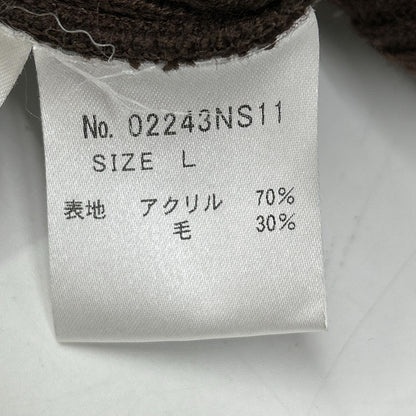 HYSTERIC GLAMOUR HYSTERIC TIMES Sweater Brown Size L
