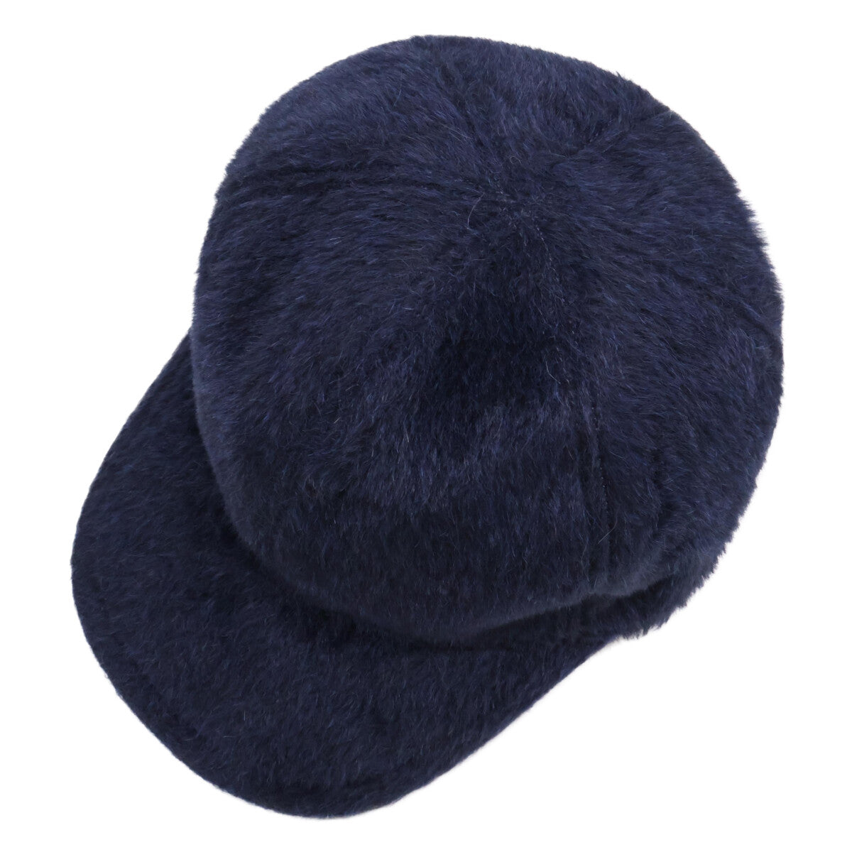 Borsalino Alpaca Wool Baseball Cap Navy Size 59