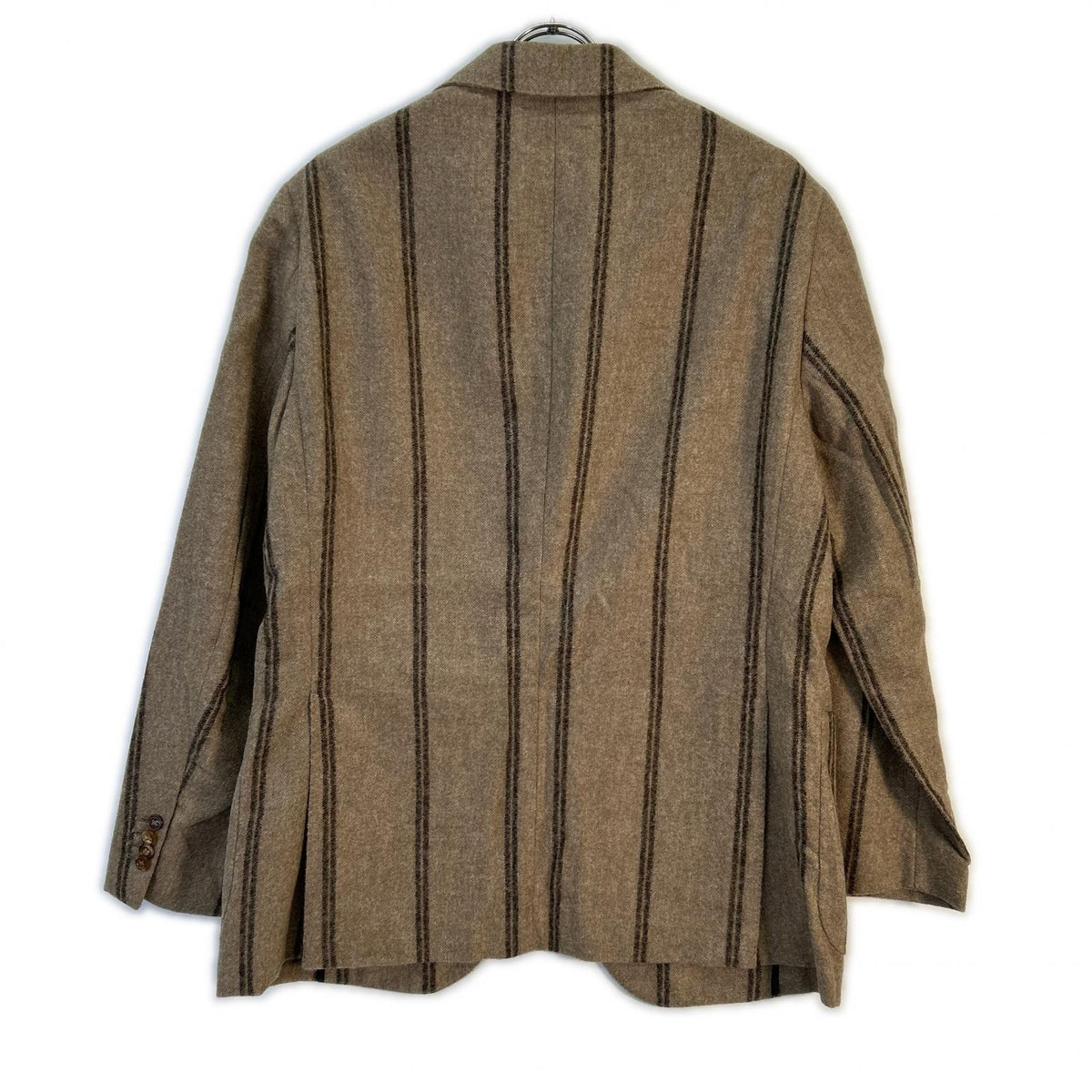 Belvest Brown Alpaca Wool Stripe JACKET IN THE BOX Vest Size 52