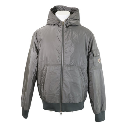 MONCLER POILIOT Hooded Nylon Down Jacket Gray Size 3
