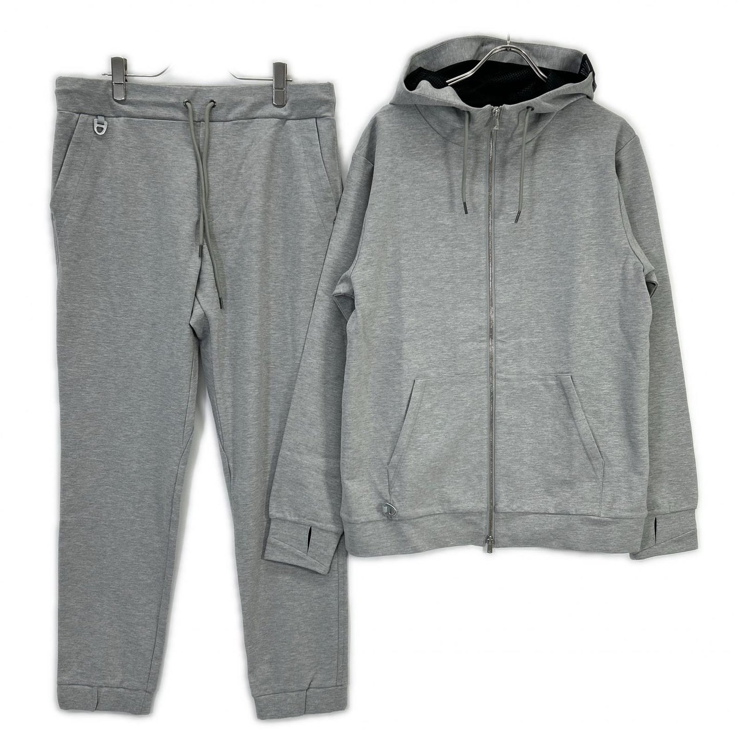 CITERA Gray Rayon Zip Hoodie & Pants Set Size L/XL
