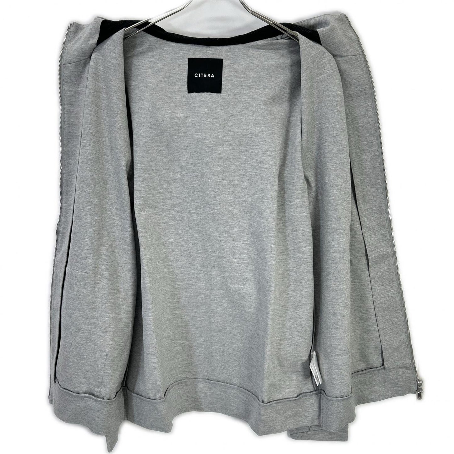 CITERA Gray Rayon Zip Hoodie & Pants Set Size L/XL