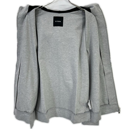 CITERA Gray Rayon Zip Hoodie & Pants Set Size L/XL