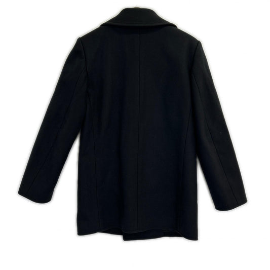 SAINT LAURENT PARIS 18AW Wool Pea Coat Navy Size 46