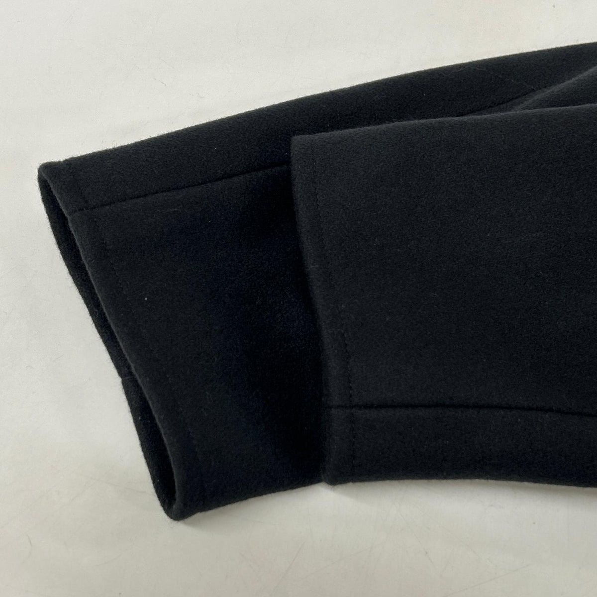 SAINT LAURENT PARIS 18AW Wool Pea Coat Navy Size 46