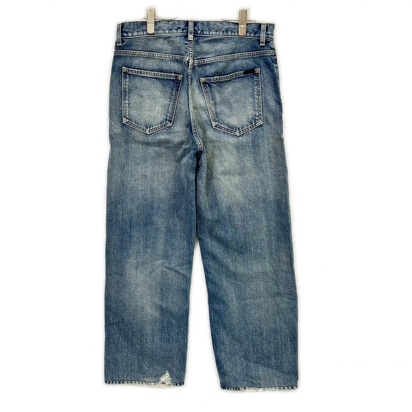 SAINT LAURENT PARIS Light Blue Distressed Jeans Size 27