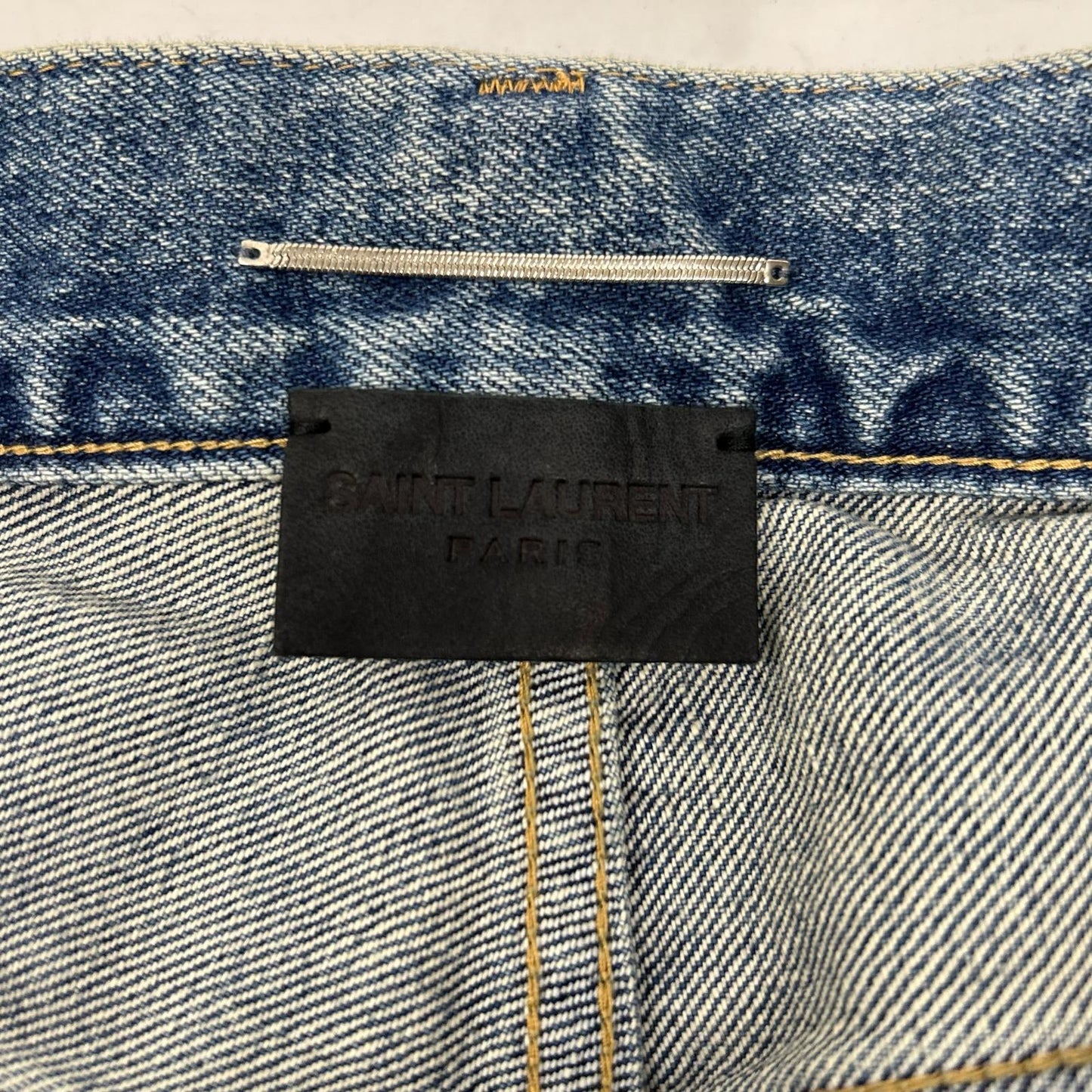 SAINT LAURENT PARIS Light Blue Distressed Jeans Size 27
