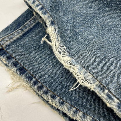 SAINT LAURENT PARIS Light Blue Distressed Jeans Size 27