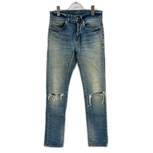 SAINT LAURENT PARIS Light Blue Skinny Jeans Size 26