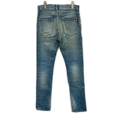 SAINT LAURENT PARIS Light Blue Skinny Jeans Size 26